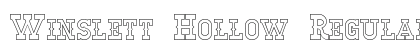 Winslett Hollow Regular preview