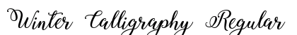 Winter Calligraphy Regular preview