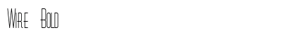 Wire Bold preview