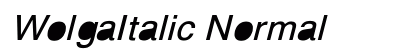 Wolga_Italic Normal preview