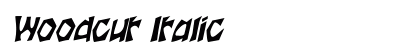 Woodcut Italic Preview