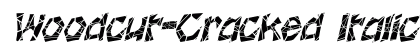 Woodcut-Cracked Italic preview