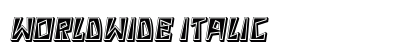 Worldwide Italic preview