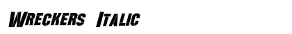 Wreckers Italic preview