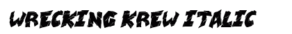 wrecking krew Italic preview