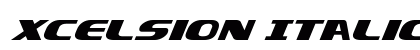 Xcelsion Italic Italic Font