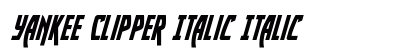 Yankee Clipper Italic Italic preview