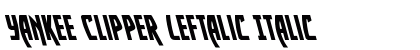 Yankee Clipper Leftalic Italic preview