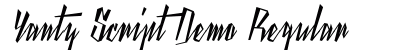 Yanty Script Demo Regular preview