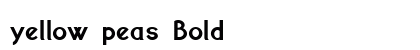yellow peas Bold preview