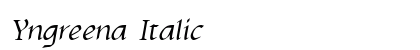 Yngreena Italic preview