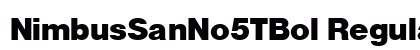 NimbusSanNo5TBol Regular preview