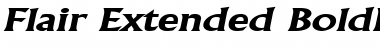 Flair Extended BoldItalic Font