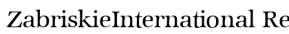 ZabriskieInternational Regular Preview