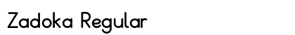 Zadoka Regular preview