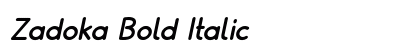 Zadoka Bold Italic Preview