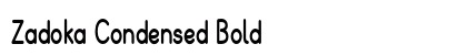 Zadoka Condensed Bold Preview