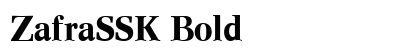 ZafraSSK Bold preview