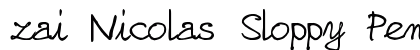 zai Nicolas Sloppy Pen Regular preview
