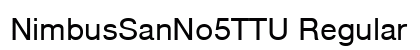 NimbusSanNo5TTU Regular preview