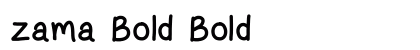 zama Bold Bold preview