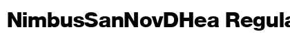 NimbusSanNovDHea Regular preview