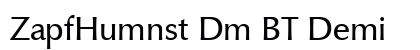 ZapfHumnst Dm BT Demi Preview