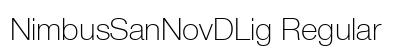 NimbusSanNovDLig Regular preview