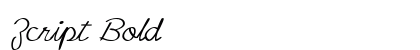 Zcript Bold preview