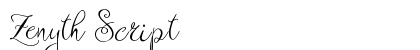 Zenyth Script preview