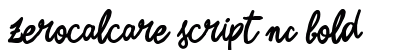 Zerocalcare Script NC Bold preview