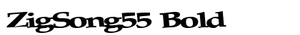 ZigSong55 Bold preview