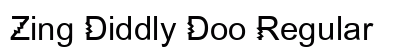 Zing Diddly Doo Regular Font