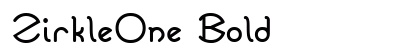 ZirkleOne Bold Font