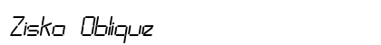 Ziska Oblique Font