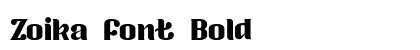 Zoika font Bold preview