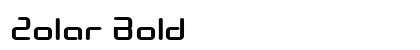 Zolar Bold preview