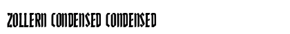 Zollern Condensed Condensed preview