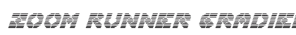 Zoom Runner Gradient Italic Italic preview