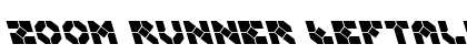 Zoom Runner Leftalic Italic preview