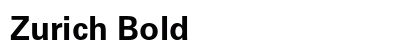 Zurich Bold preview