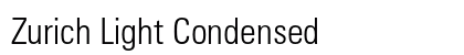 Zurich Light Condensed Preview