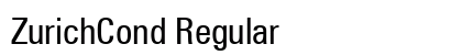 ZurichCond Regular Preview