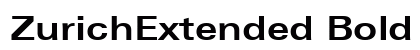 ZurichExtended Bold preview