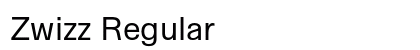 Zwizz Regular Preview