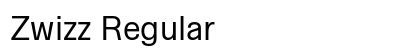 Zwizz Regular Preview