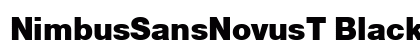 NimbusSansNovusT Black preview