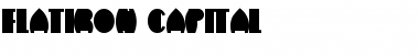 Flatiron Capital Regular Font