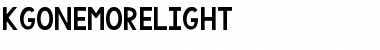 Download KG One More Light Font Download KG One More Light Font