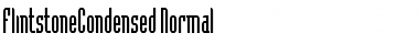 FlintstoneCondensed Normal Font